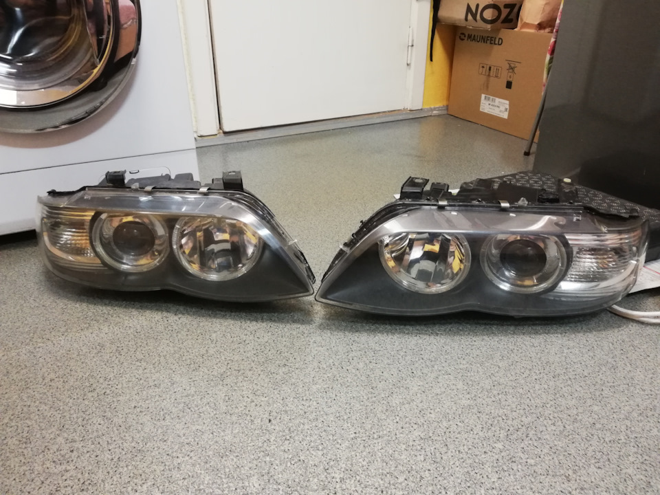 Фары готовы к установке — BMW X5 (E53)