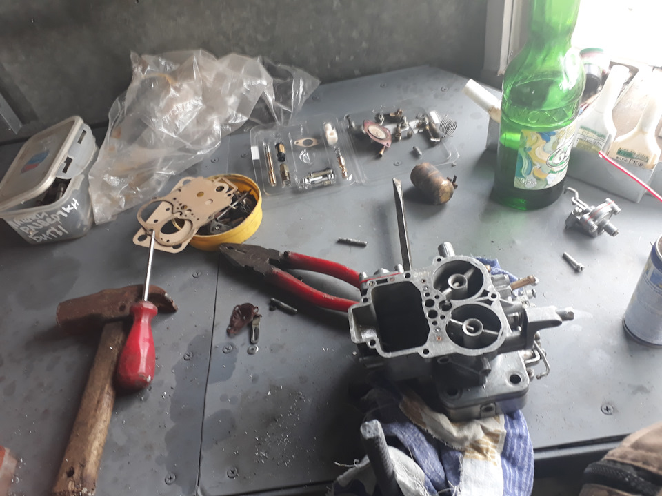 Переделка двигателя с инжекторного на карбюраторный. Первый запуск ...