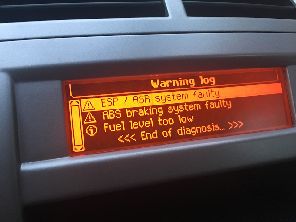 ESP/ASR, ABS system faulty — Peugeot 407, 1.8 л., 2007