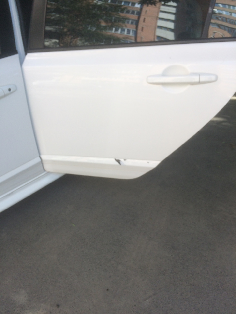 Покраска молдинга задней левой двери Хонда Civic 4D 8 — Honda Civic 4D ...