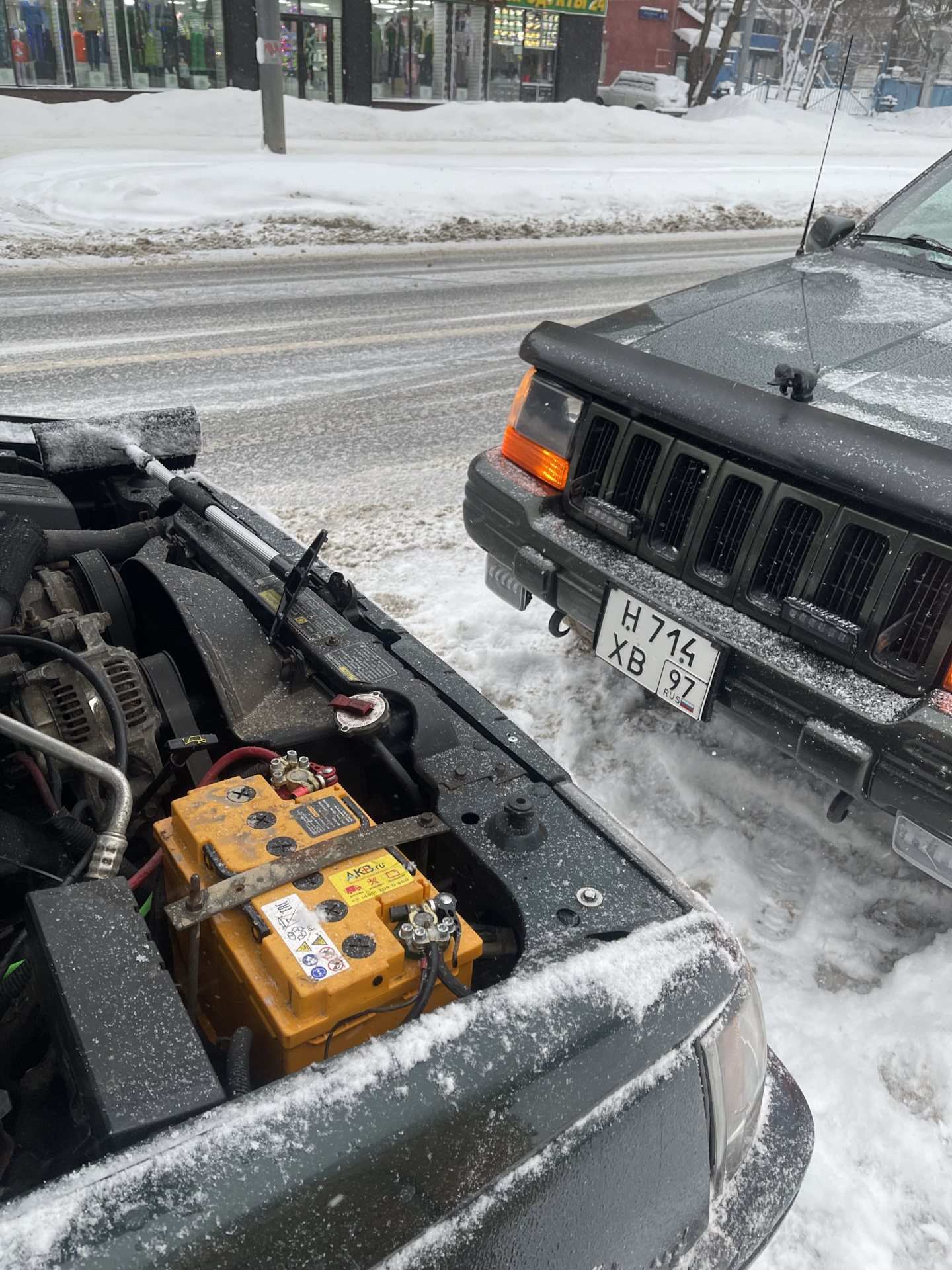 боль первозимника; подготовка к поездке Москва-Энгельс-Москва — Jeep Grand  Cherokee (ZJ), 5,2 л, 1993 года | наблюдение | DRIVE2