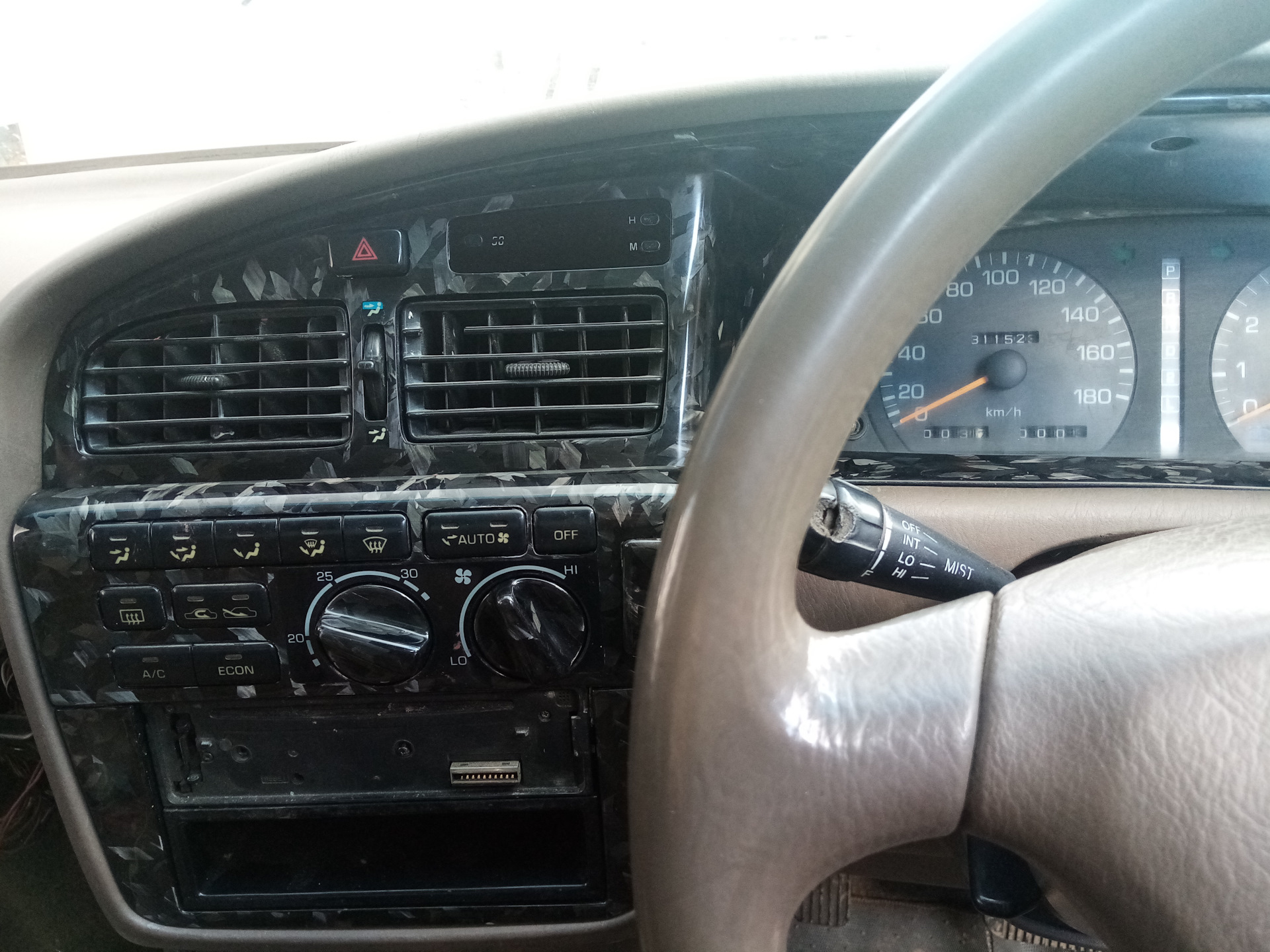 Ламинация углеволокном( карбоном) — Toyota Vista (30), 2 л, 1991 года ...