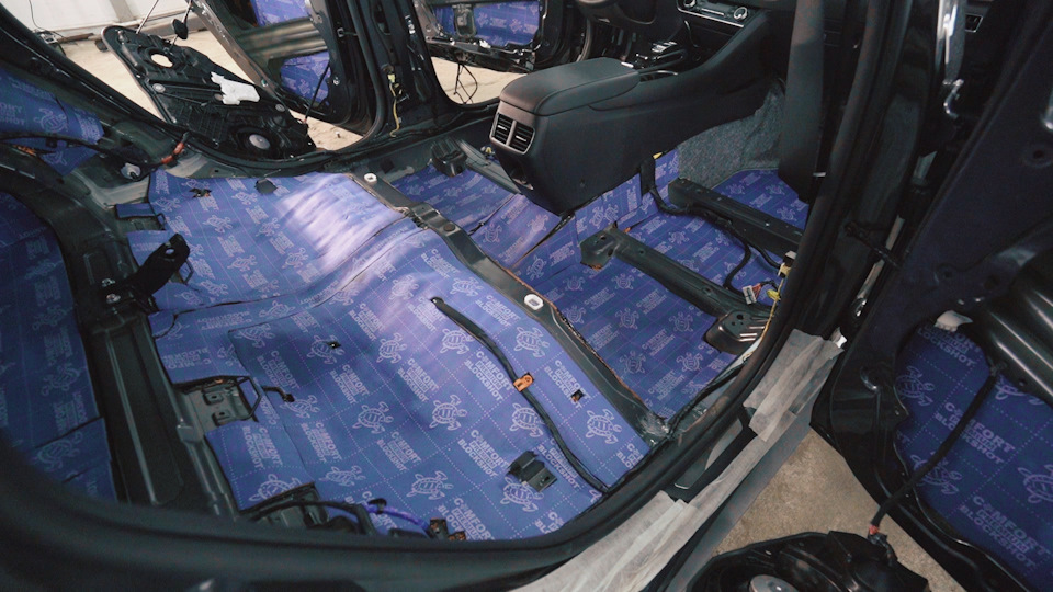 #5 Полная внутренняя шумоизоляция — Hyundai Sonata VIII (DN8), 2 л ...