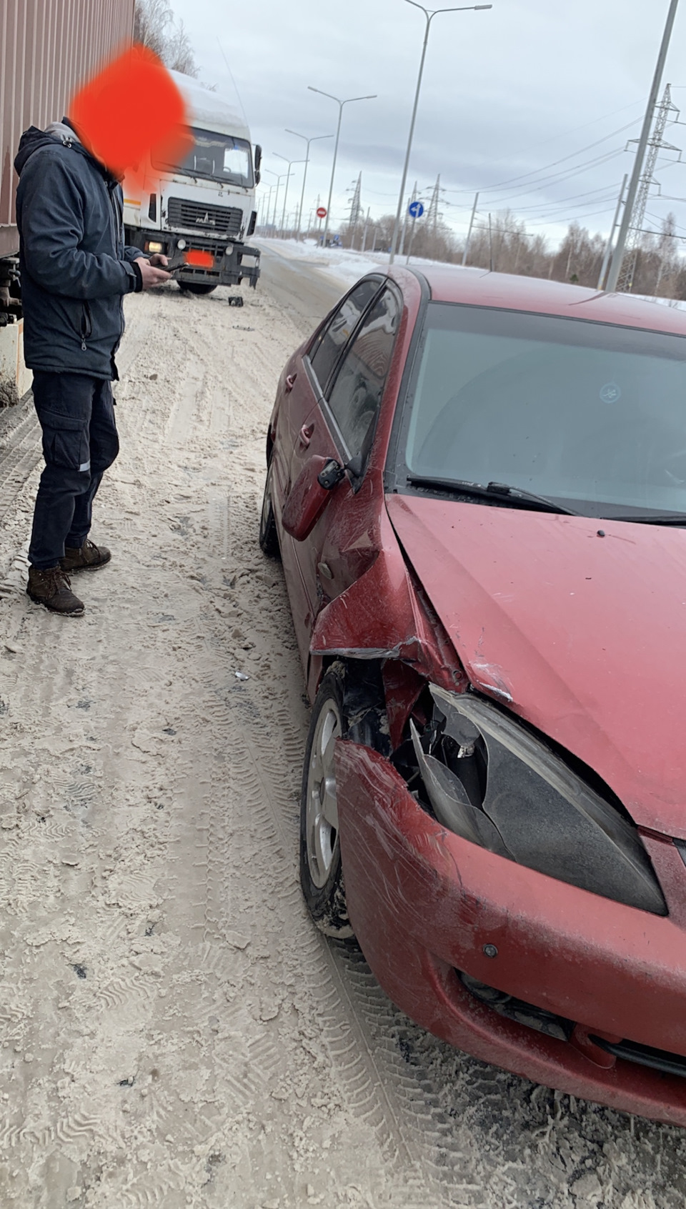 Мама, меня фура убила» или кроилово по русски — Mitsubishi Lancer IX, 1,6  л, 2006 года | своими руками | DRIVE2