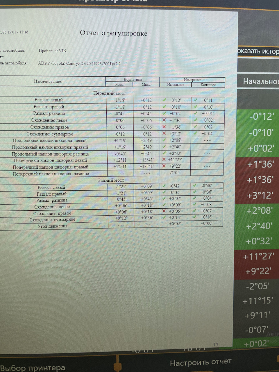 Фото в бортжурнале Toyota Camry (XV20)