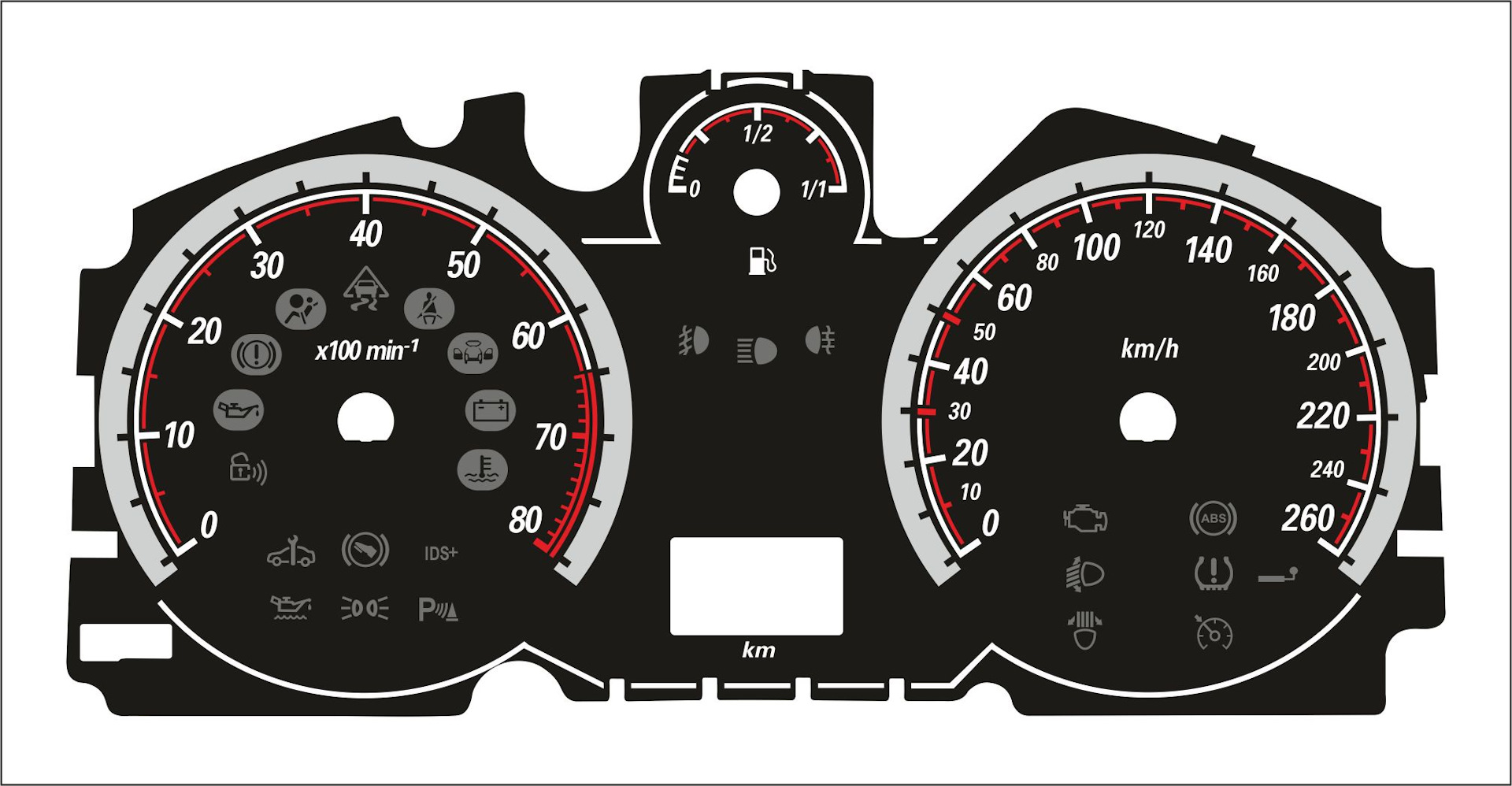 Доработка приборной панели до full function opel astra h