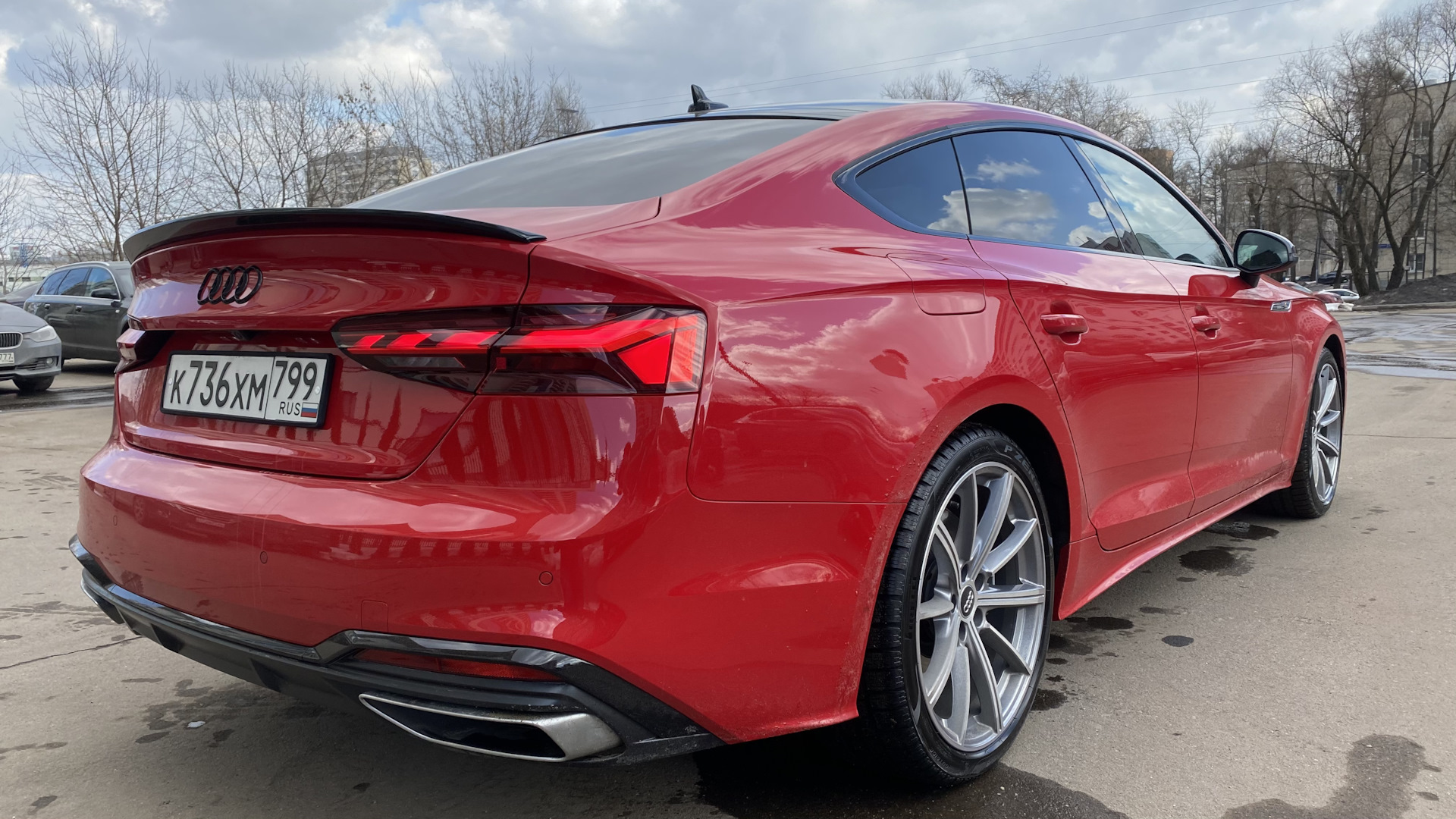 Спойлер Audi a5 b9 Sportback