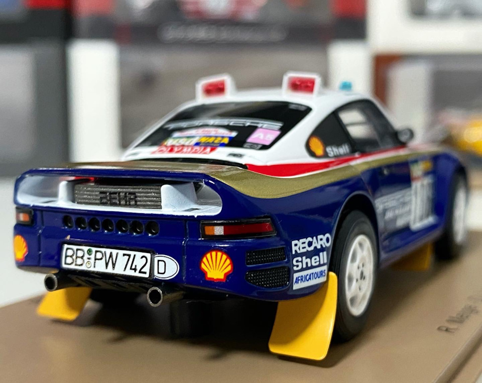 Porsche 959 #186 Winner Paris-Dakar 1986, 1:43 Spark — DRIVE2