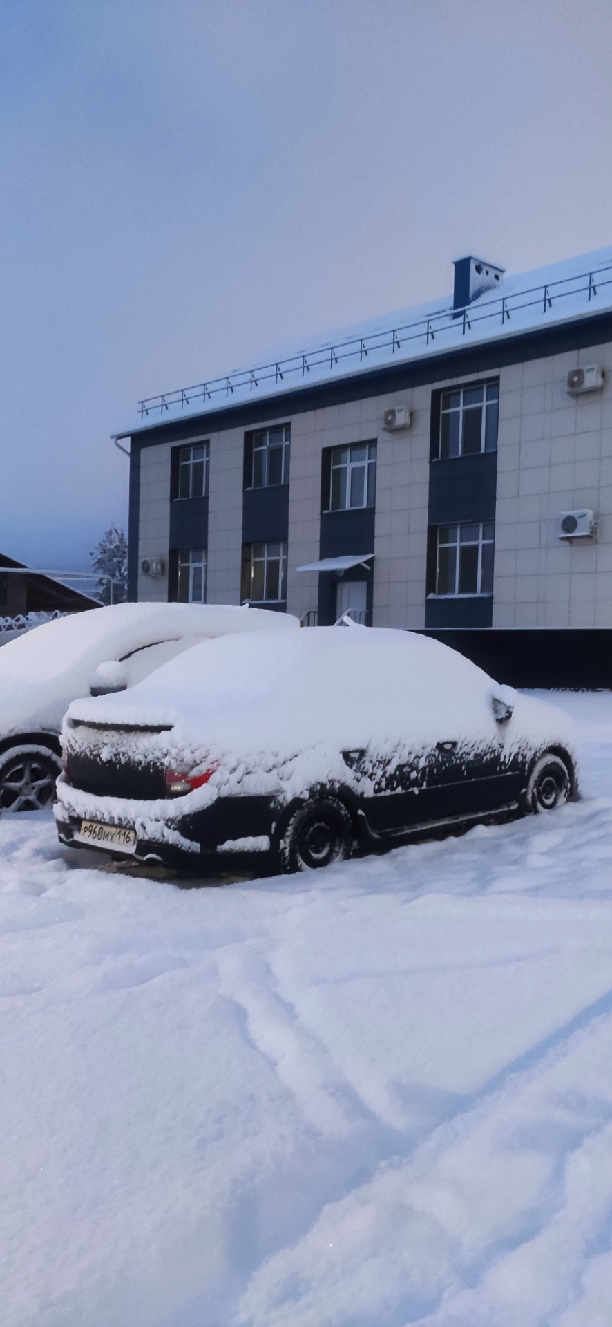 Первый снегопад побил рекорд Татарстан. — Lada Гранта, 1,6 л, 2012 года |  наблюдение | DRIVE2