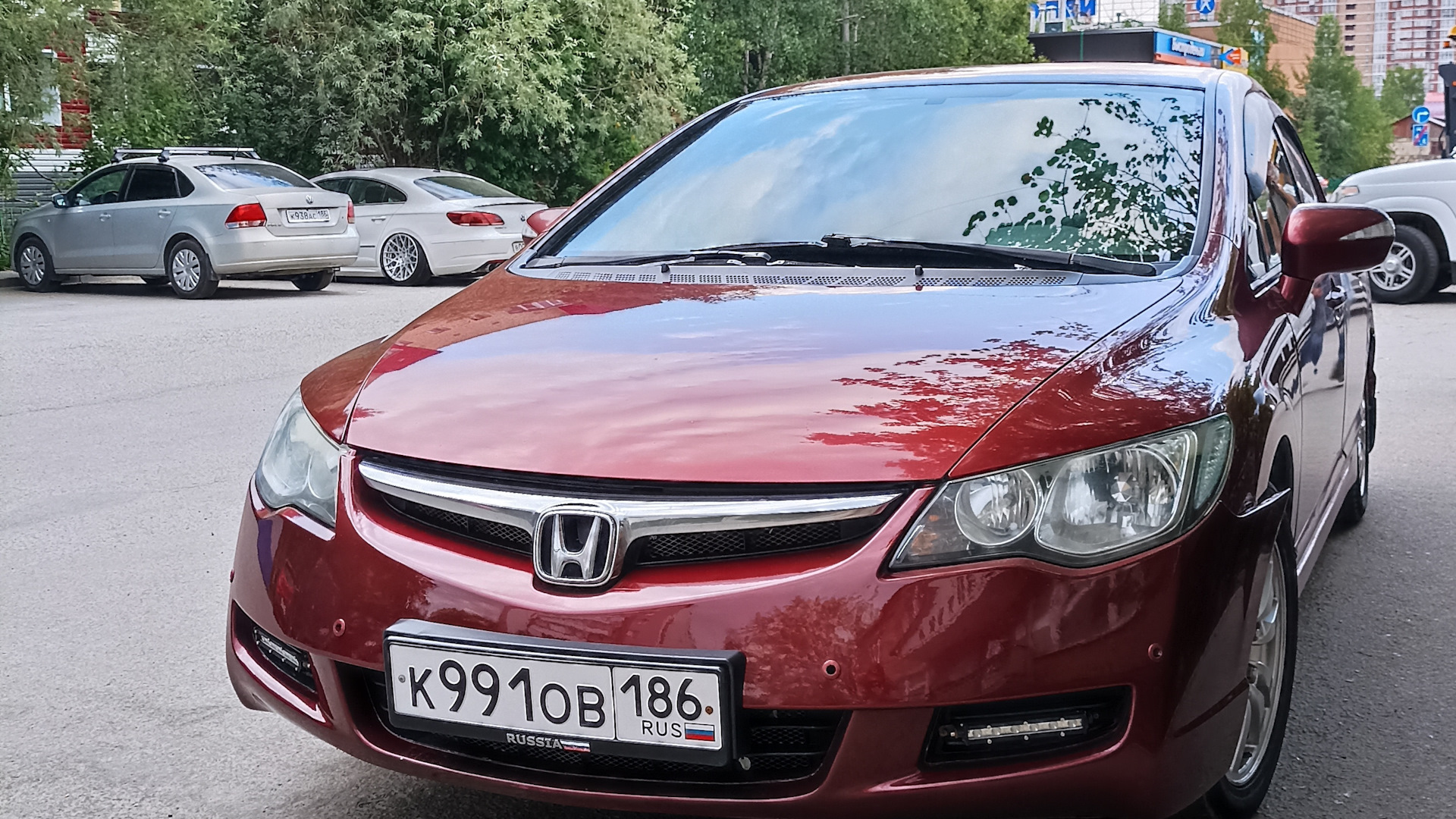 Honda Civic 4D (8G) 1.8 бензиновый 2008 | Красная бестия на DRIVE2