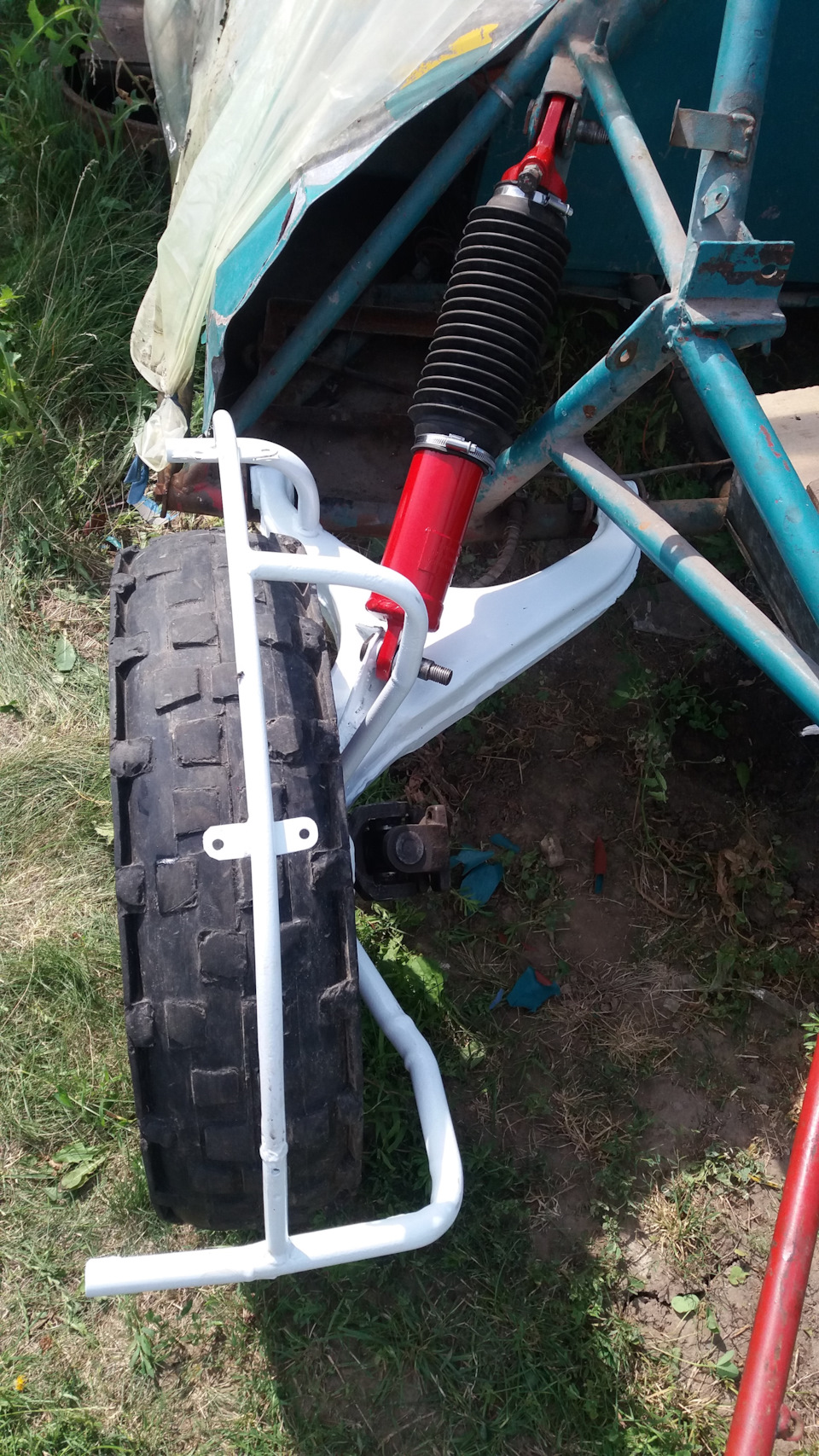 Задние рычаги на машине (примерка) — Багги 2, 1,6 л, 1997 года | своими ...