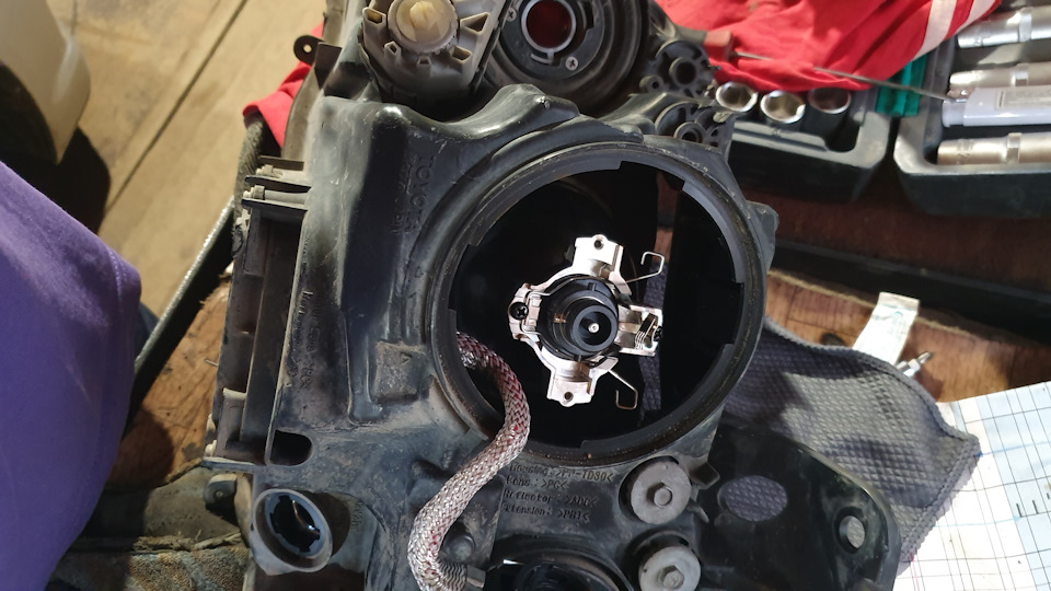 переделка на евросвет фар mark x grx120 — Toyota Mark X (GRX120), 2,5 л ...