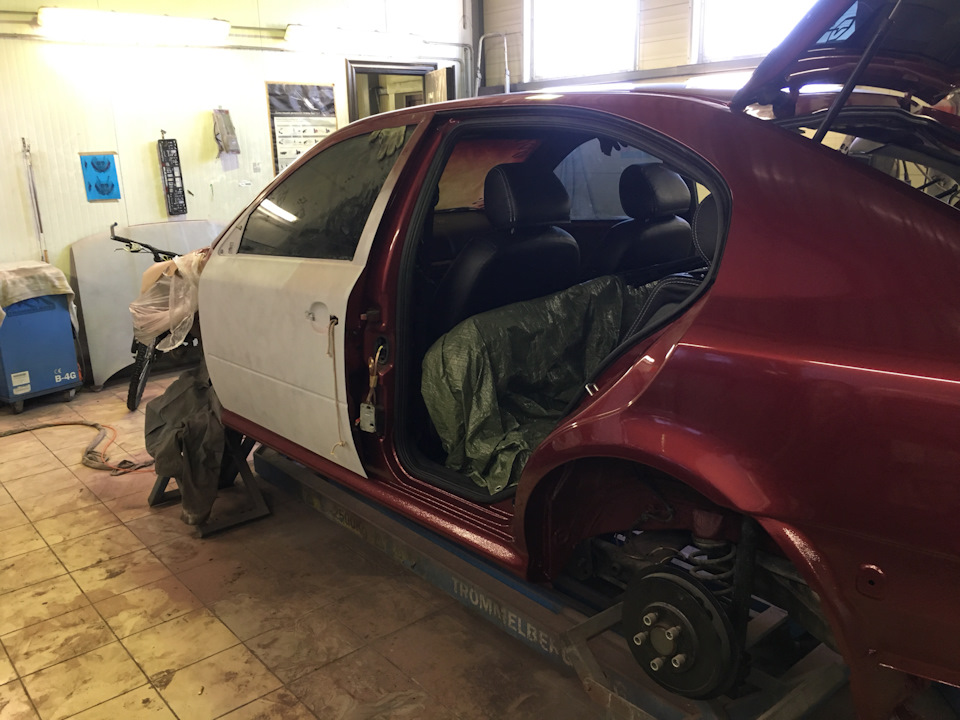 Полный перекрас машины и новые Диски. — Skoda Octavia A4 Mk1, 1,6 л ...