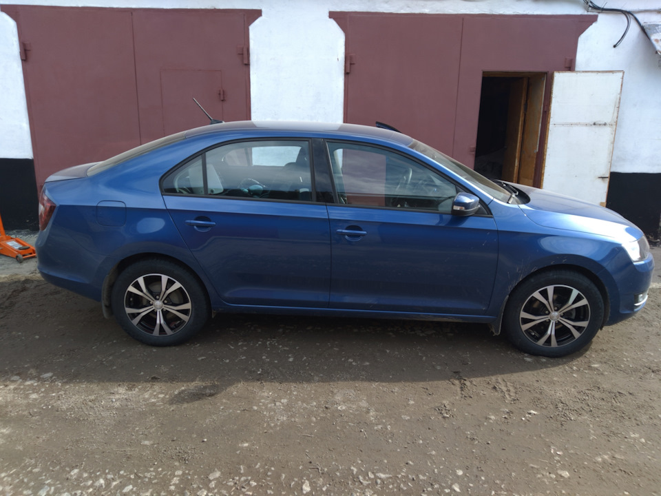 Наконец-то поставил лето. — Skoda Rapid (1G), 1,6 л, 2018 года ...