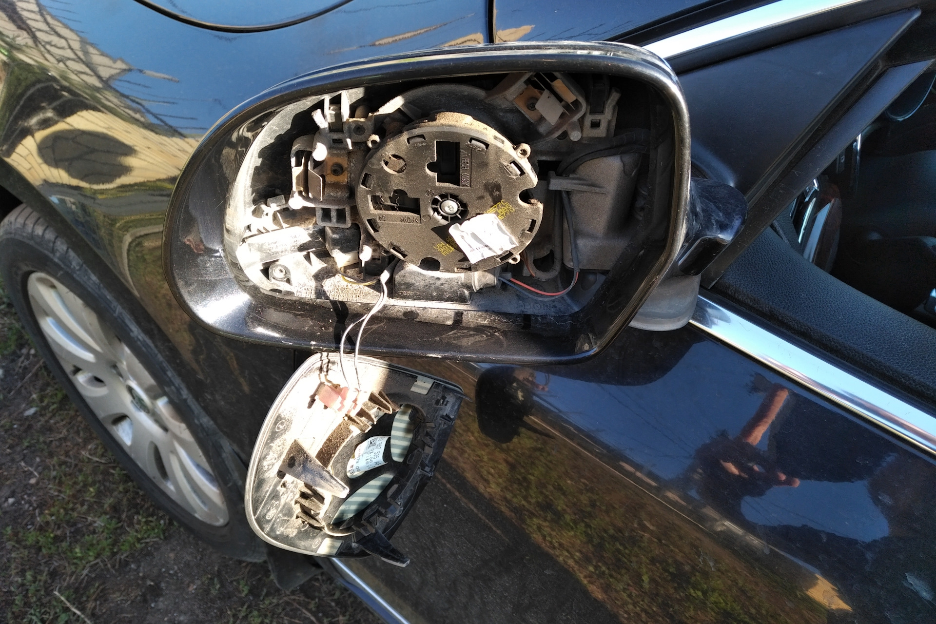 Победа над хрустом зеркал - Skoda Octavia A7 Mk3, 1,4 л, 2018 года своими руками