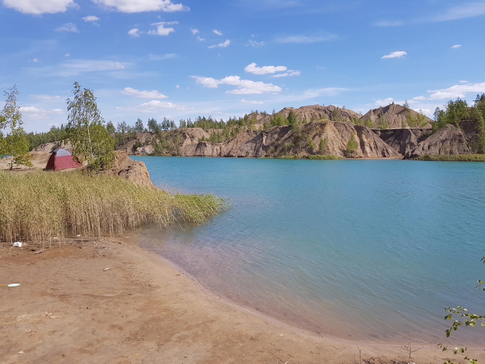 Голубое озеро в тульской области кондуки фото