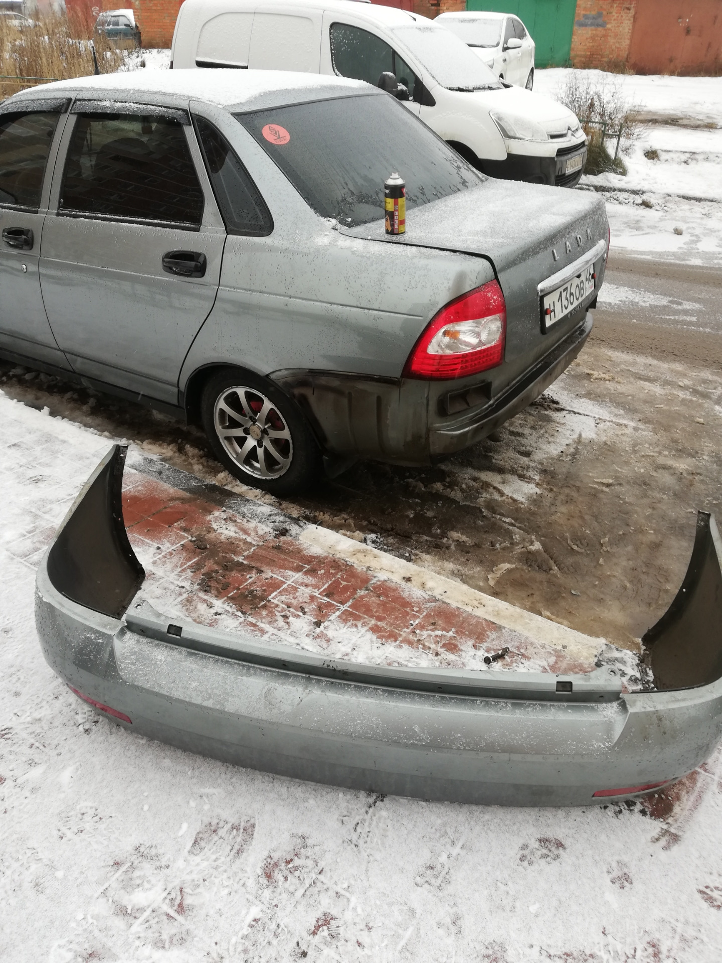 Установка заднего бампера приора 2 и катофоты а-ля лексус — Lada Приора ...