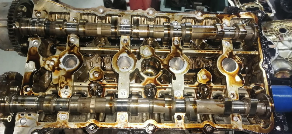 Пробило блок цилиндров G4KE на шоссе. В работе очередной Santa Fe ...