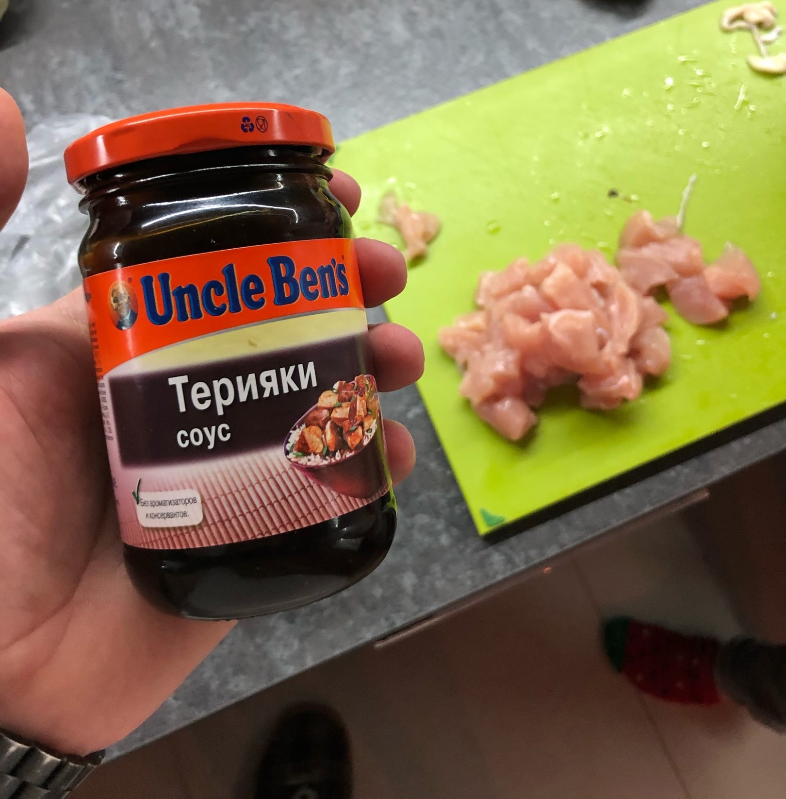 Курица терияки в соусе Uncle Ben&x60;s. 