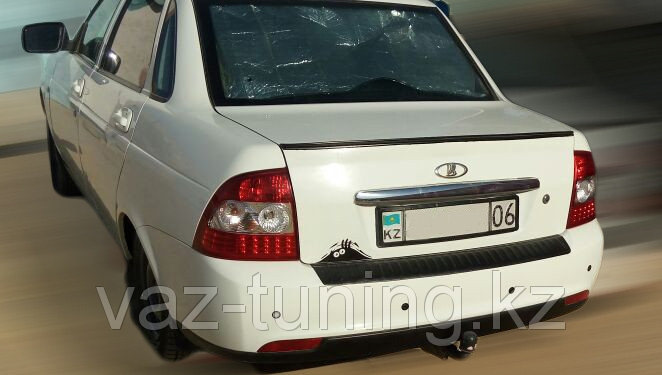 Лип спойлер на Приору. Стоит ли? — Lada Приора седан, 1,6 л, 2015 года ...