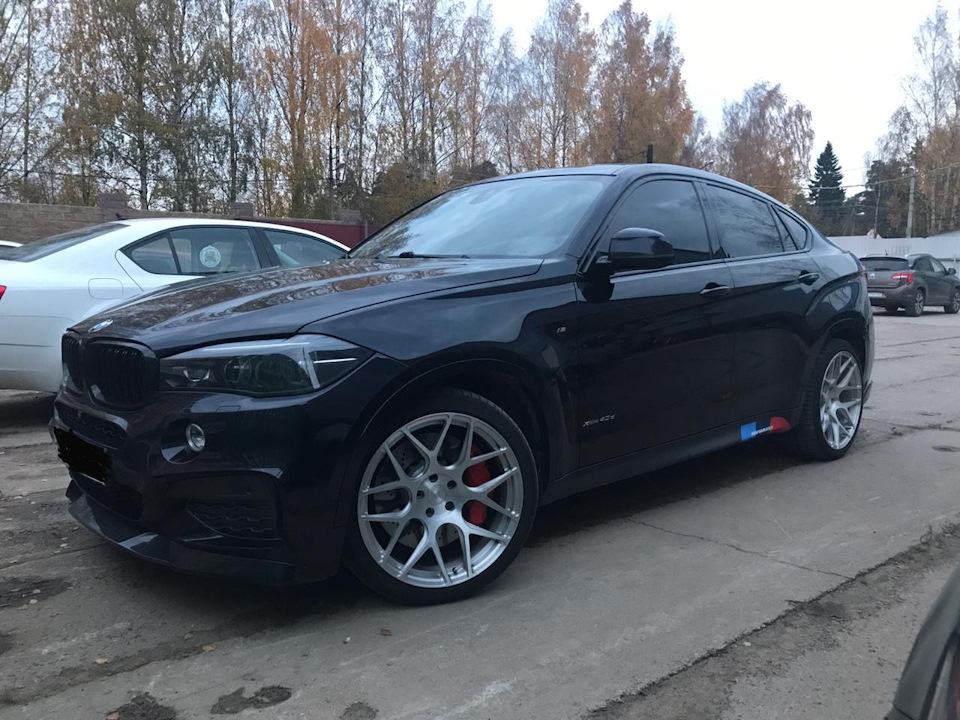 Занижение bmw x6 e71