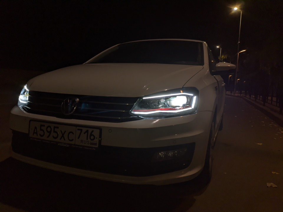 Ближний свет — Volkswagen Polo Sedan