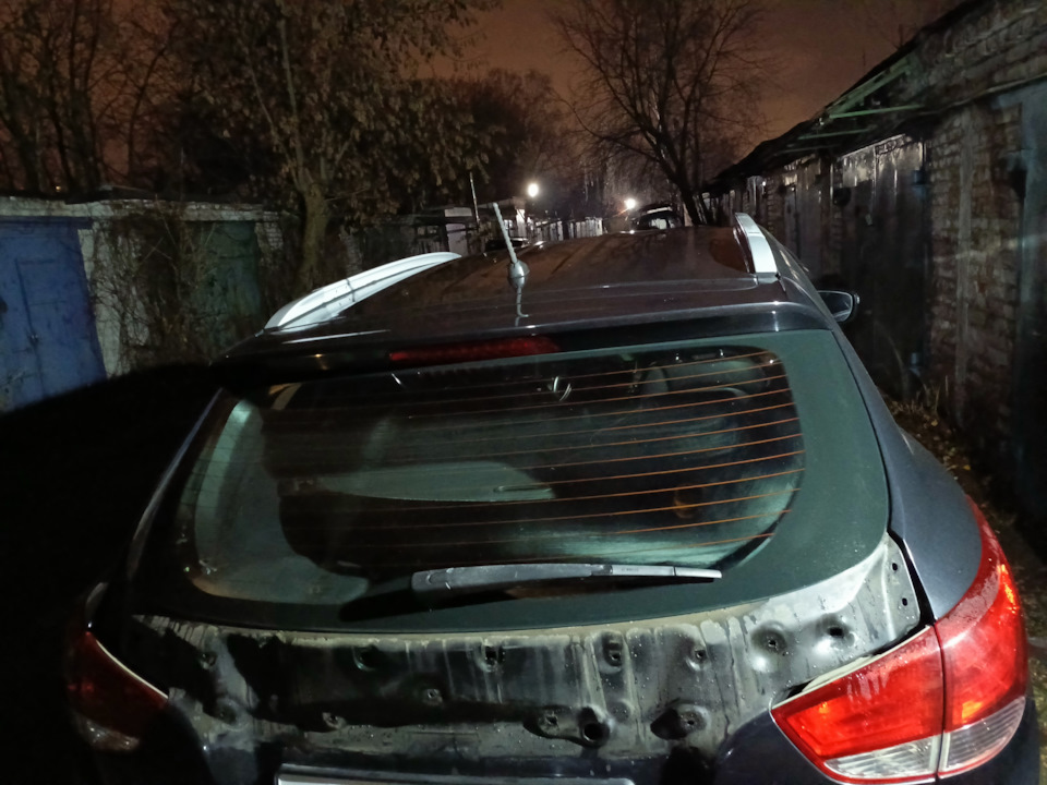 Замена камеры заднего вида (камера в зеркале, дорестайл) — Hyundai ix35 ...