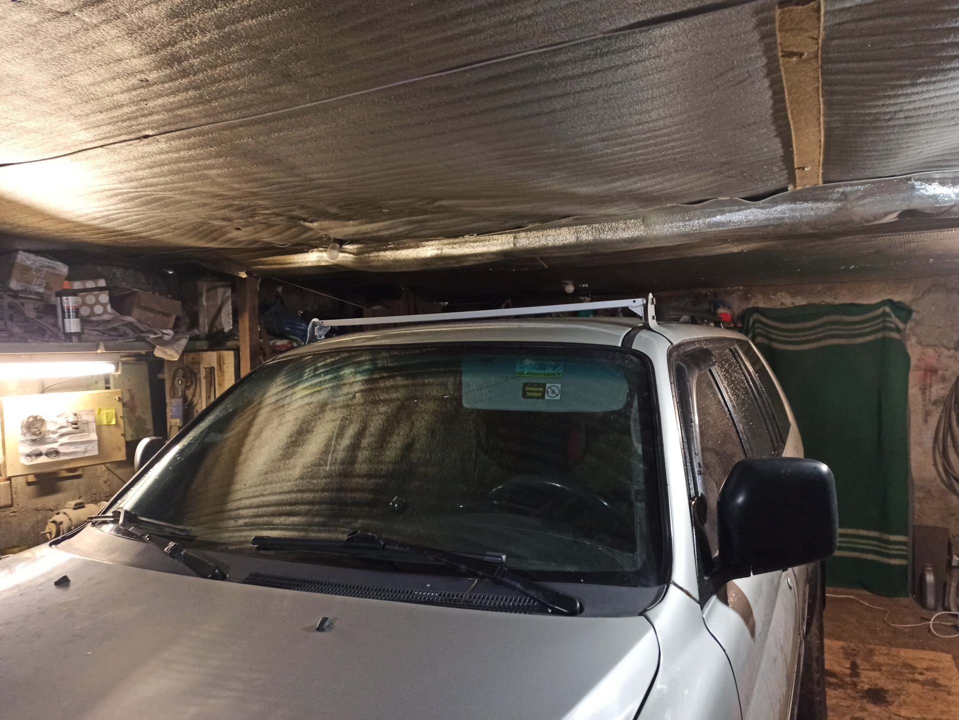 Диодная балка на крышу — Mitsubishi Pajero Sport (1G), 3 л, 2002 года ...
