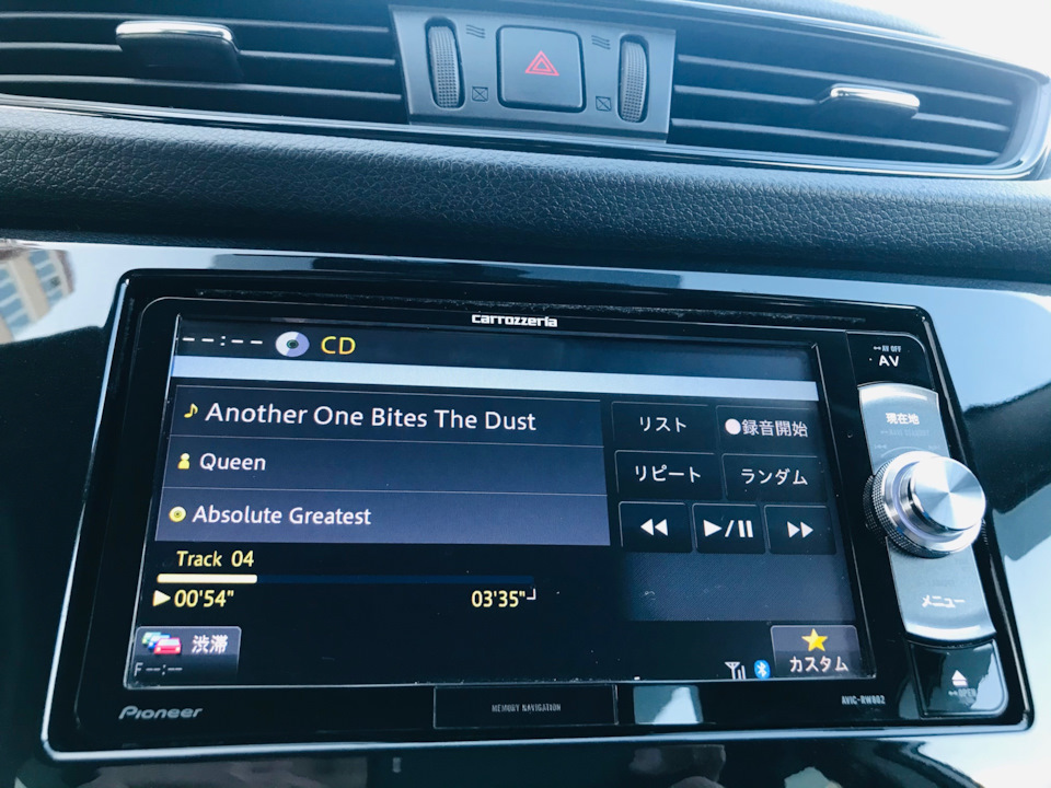 Pioneer Carrozzeria AVIC-RW 802 — Nissan Qashqai (2G), 2 л, 2019