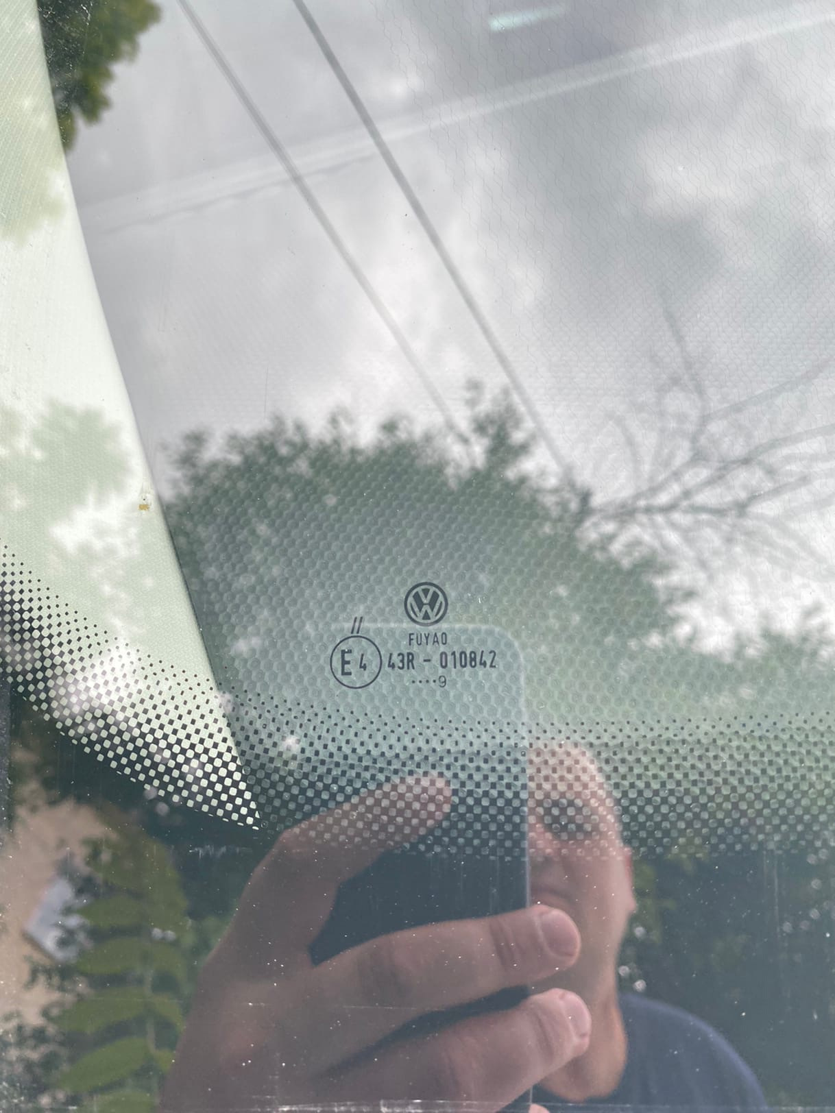 Замена ветрового стекла — Volkswagen Tiguan (2G), 1,4 л, 2019 года ...