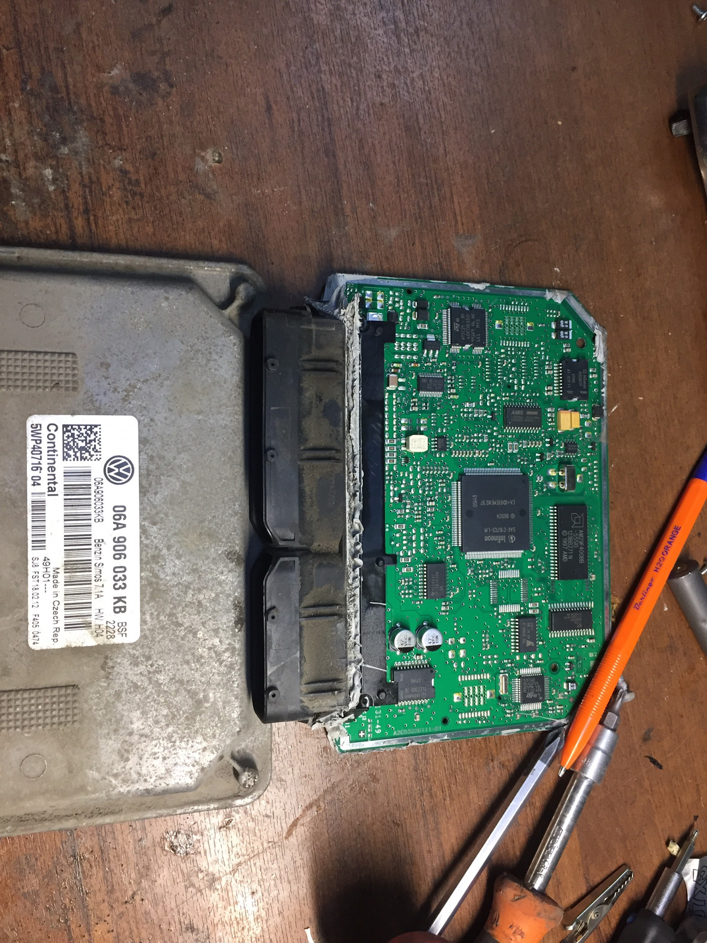 Ремонт эбу или почему сгорает драйвер форсунок ATIC39 Skoda Octavia BSE ...