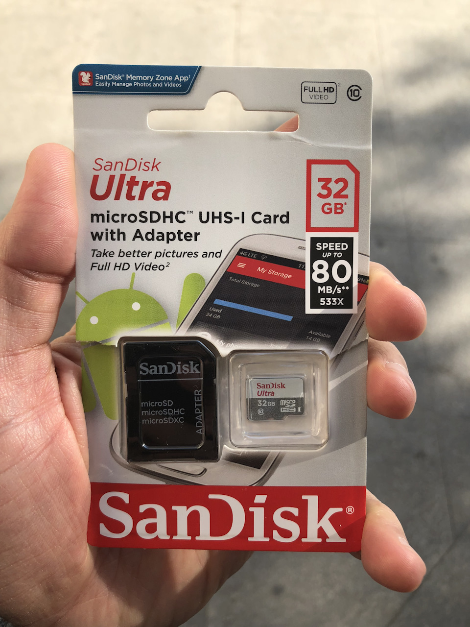 Накрылась San Disk Micro SD карта 32gb (10) на Видео Регистраторе  