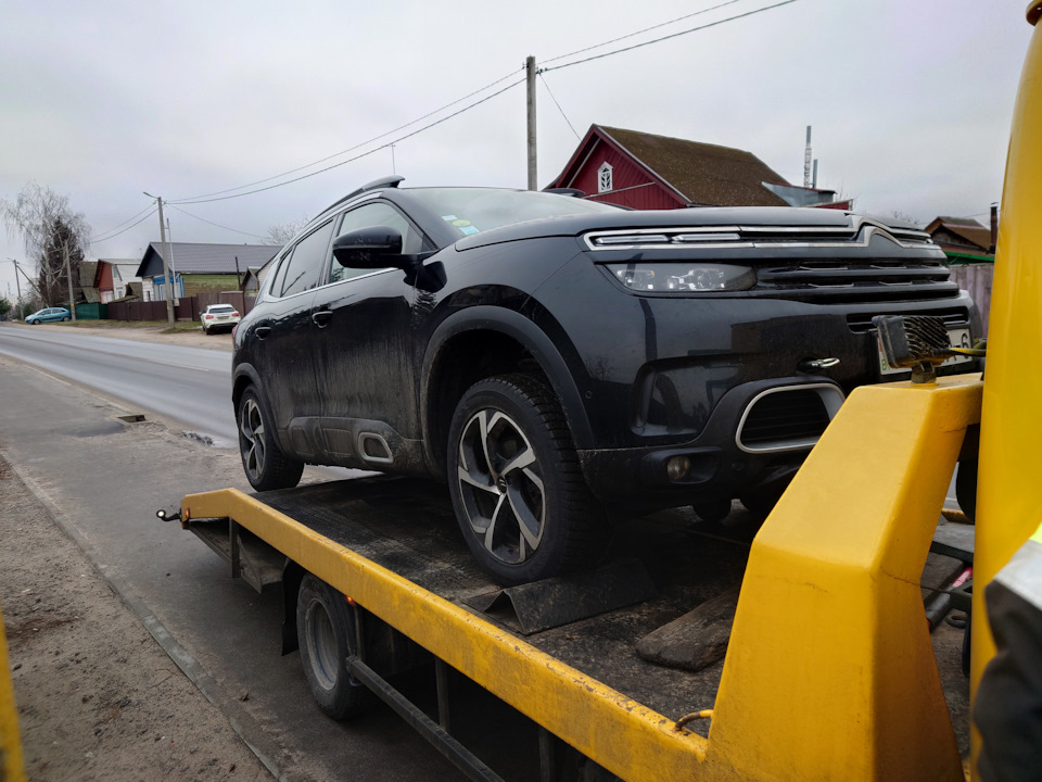 Утренние неприятности — Citroen C5 Aircross, 1,5 л, 2019 года | поломка ...