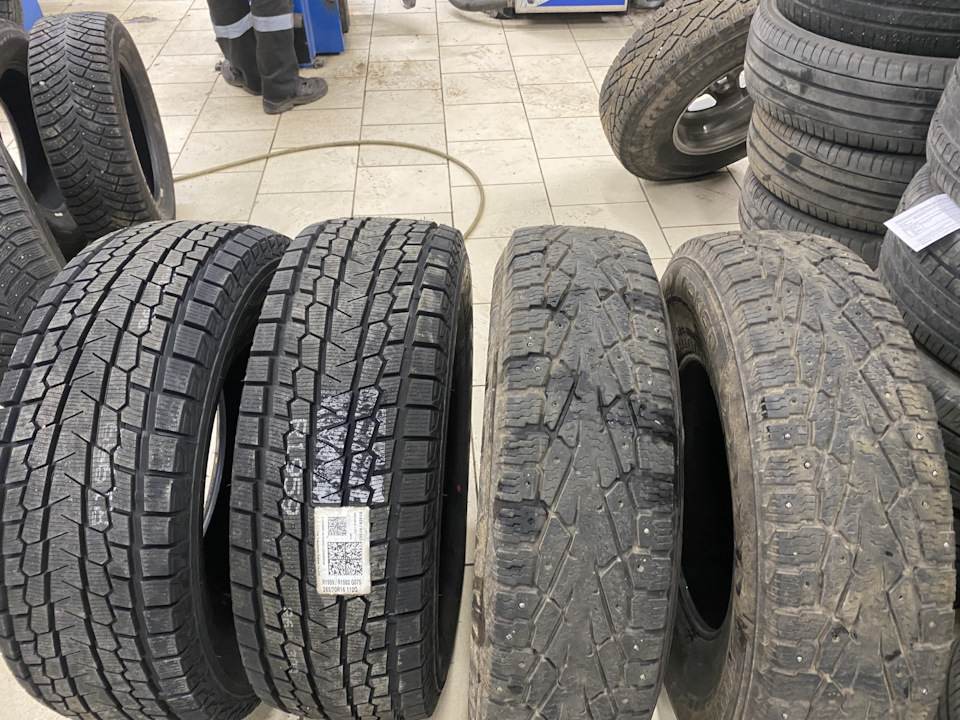 Сезонная смена резины — Land Rover Defender, 2,4 л, 2008 года | шины ...