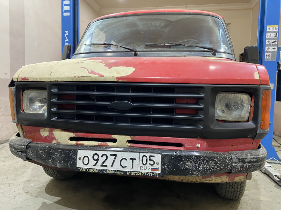 Реставрация решетки — Ford Transit (3G), 4,3 л, 1983 года | аксессуары ...