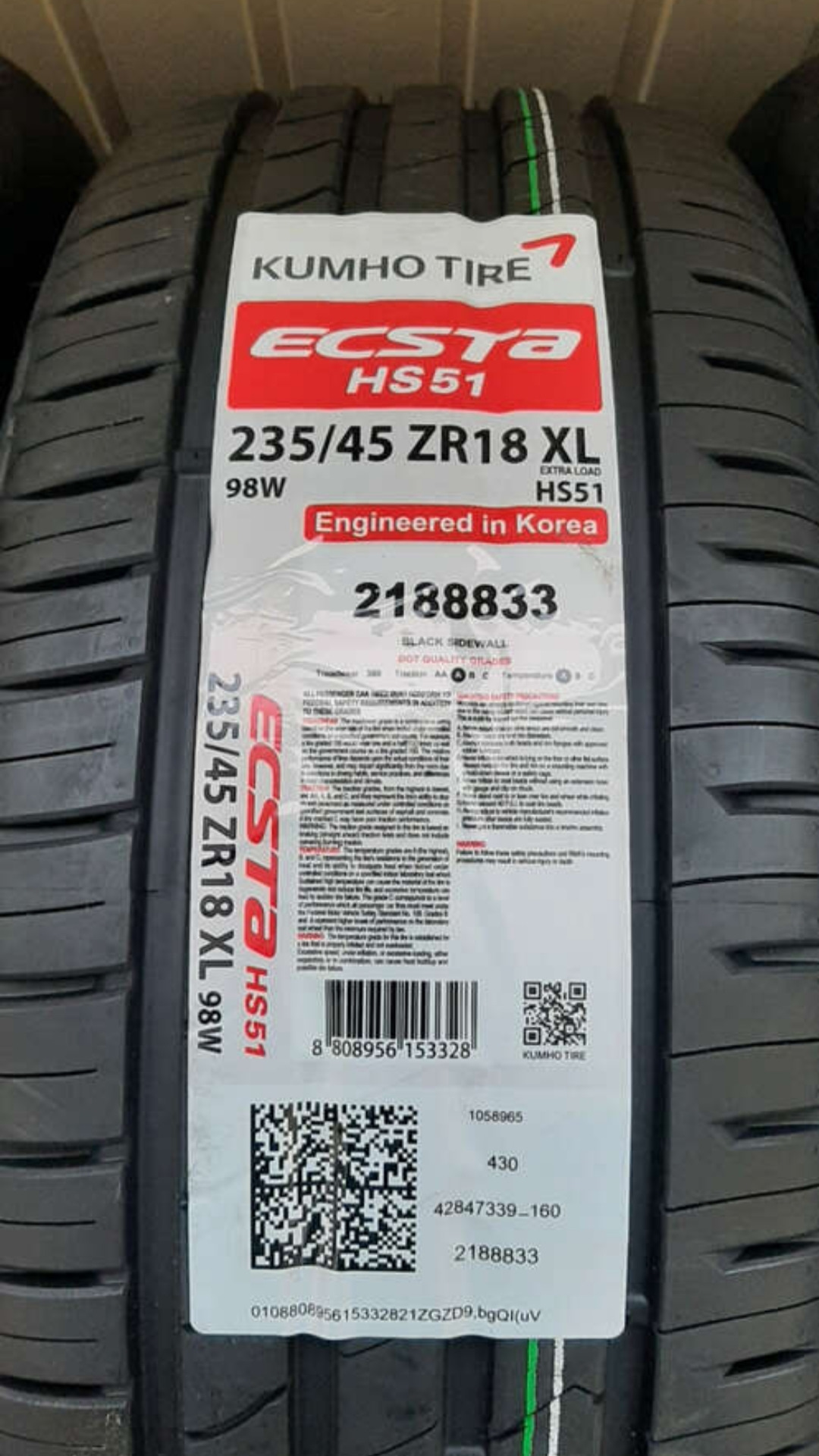 Шины Kumho Ecsta Hs52 Купить