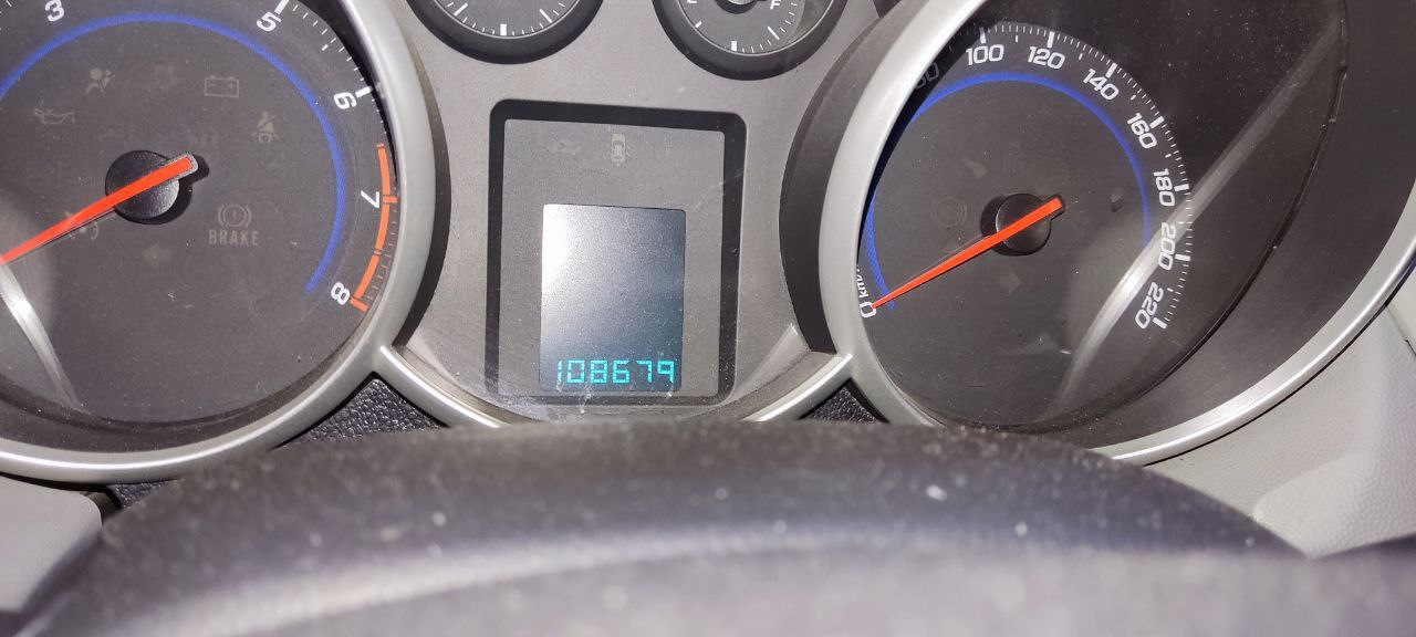 Плановое ТО и зимняя резина — Chevrolet Cruze (1G), 1,6 л, 2012 года ...