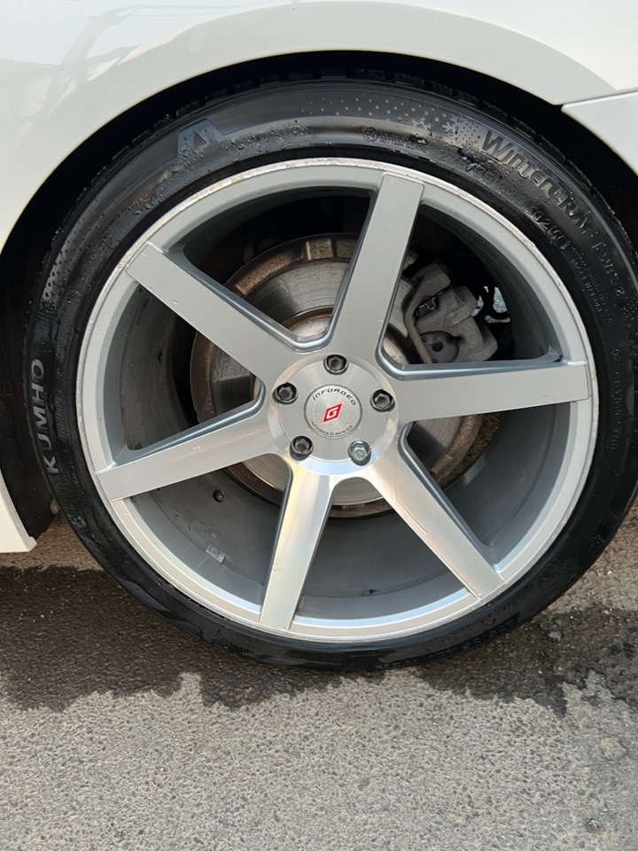 Шины зимние нешипованные Kumho 245/40 R20, литые диски Inforget 8,5Jx20 ...