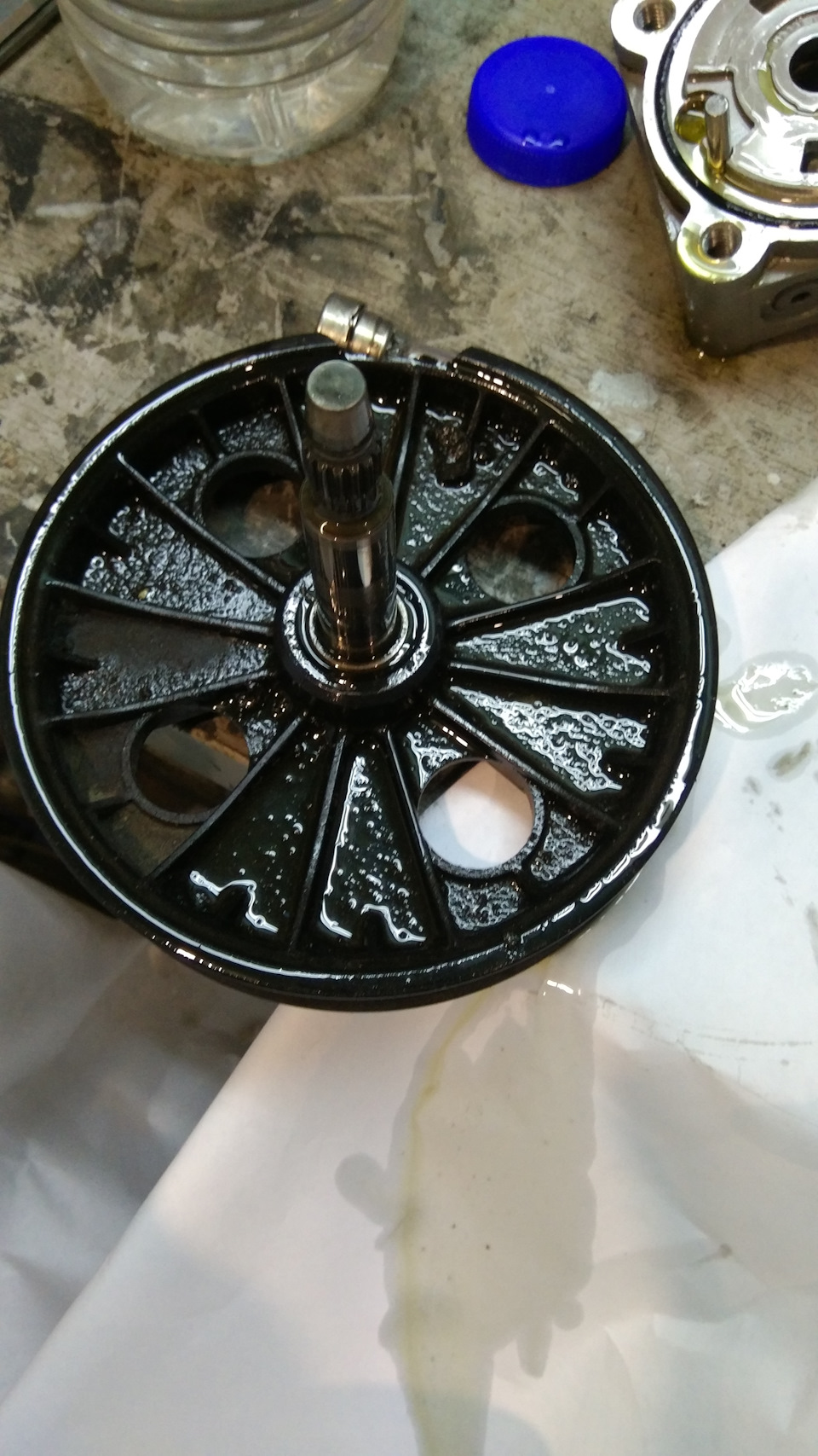 Туговато крутится руль — что может быть? — Volvo XC90 (1G), 2,5 л, 2003 ...