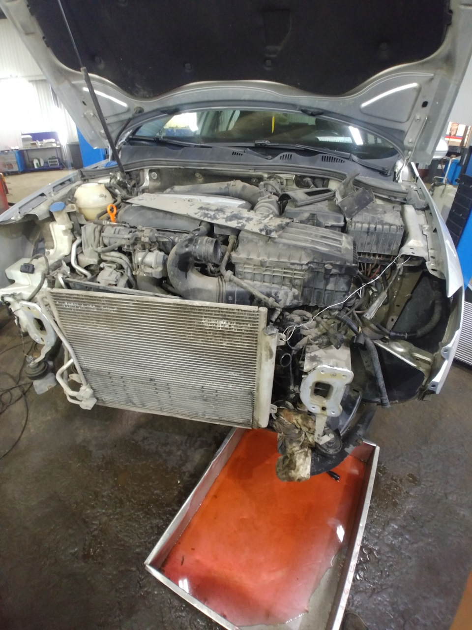 Мойка радиаторов B6 — Volkswagen Passat B6, 1,8 л., 2008 года | своими ...
