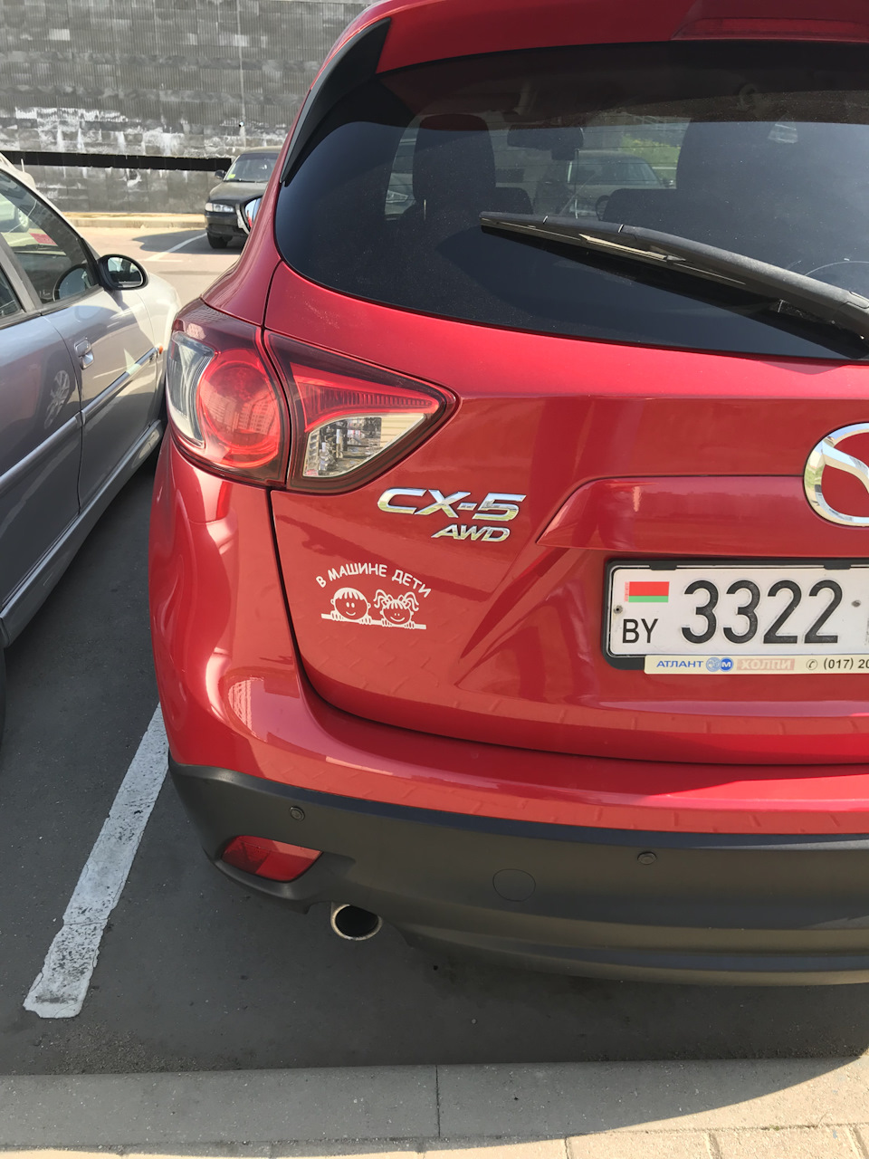 Плюс наклейка с Али — Mazda CX-5 (1G), 2 л, 2012 года | стайлинг | DRIVE2