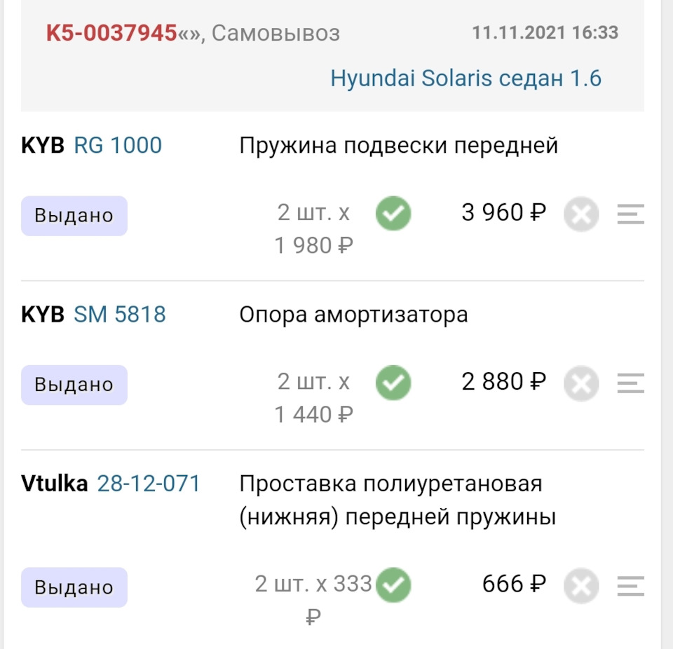 RG1000 Пружина передняя (левая/правая). Серия K-Flex KYB | Запчасти на ...
