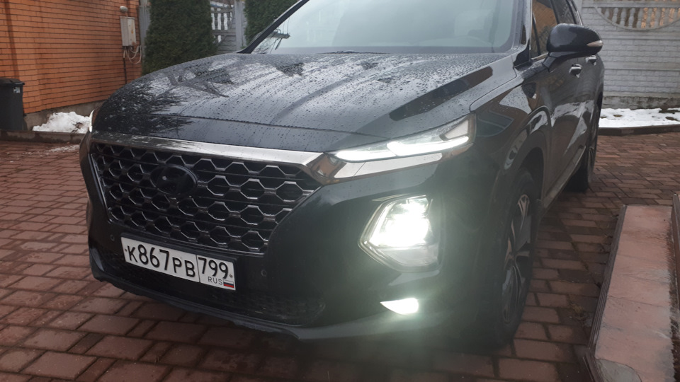 Немного стайлинга. — Hyundai Santa Fe (4G), 2,2 л, 2019 года | стайлинг ...