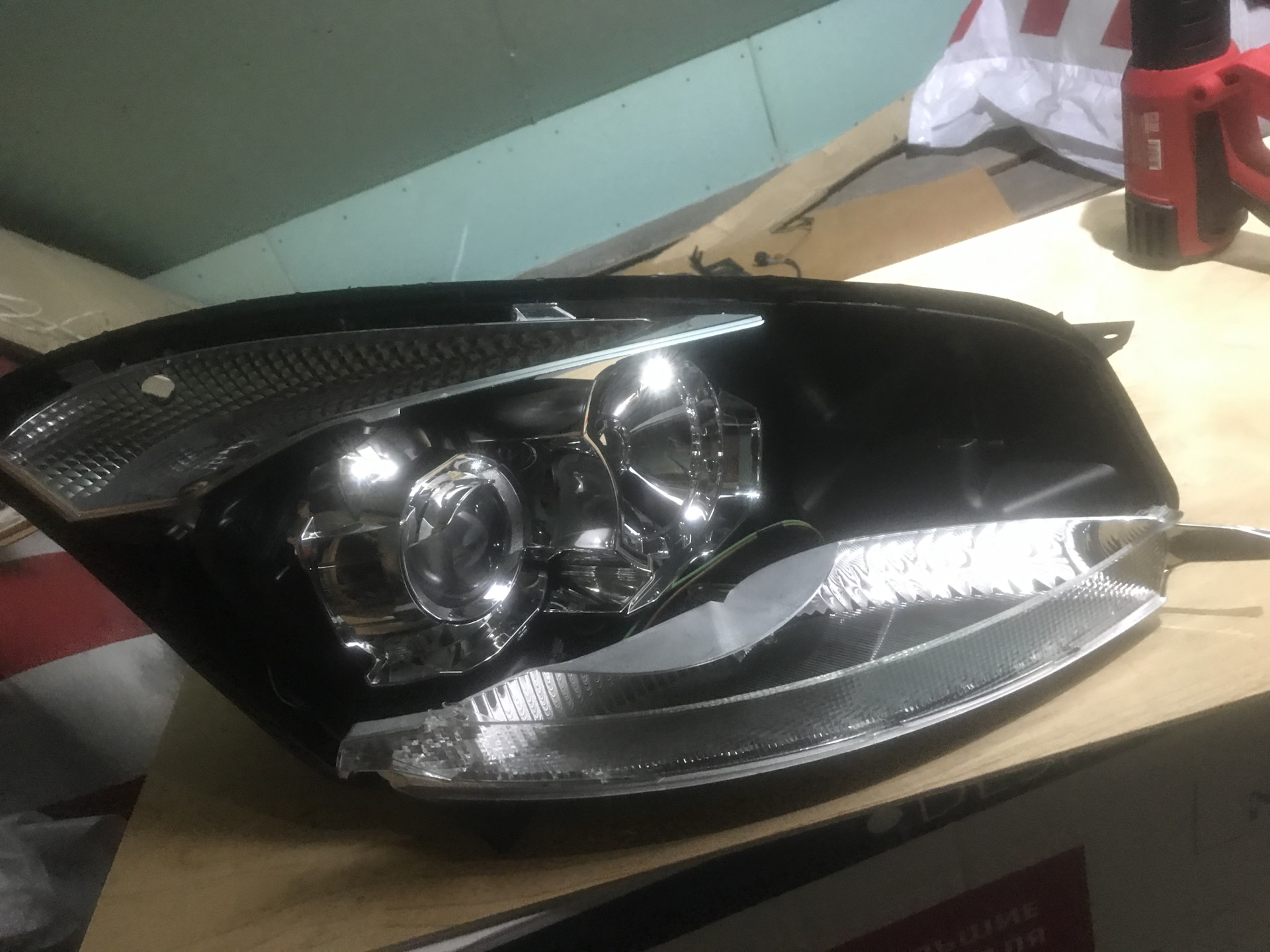 13 оптика. C4 Picasso Headlight.