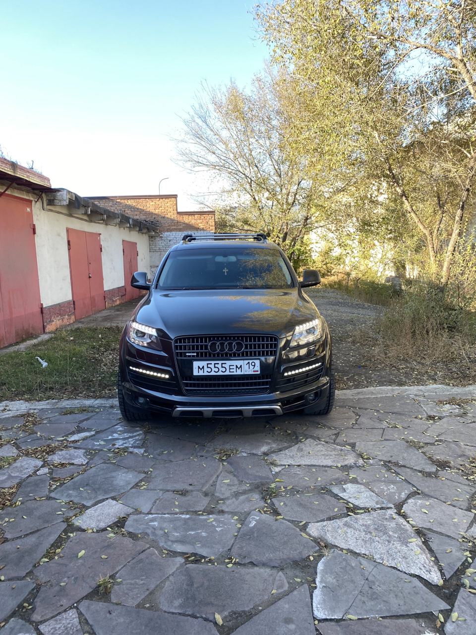 Рестайлинговые фары — Audi Q7 (1G), 3,6 л., 2007 года | стайлинг | DRIVE2