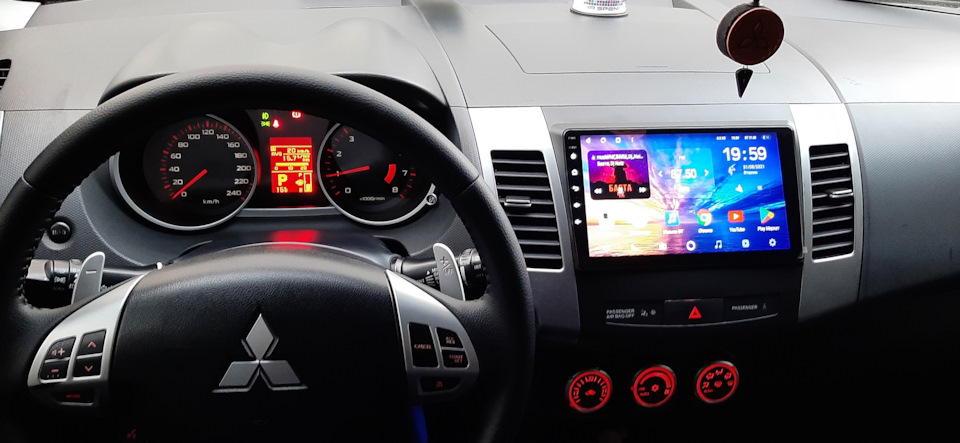 38. Teyes SPRO 3/32 + камера заднего вида — Mitsubishi Outlander XL, 3 ...