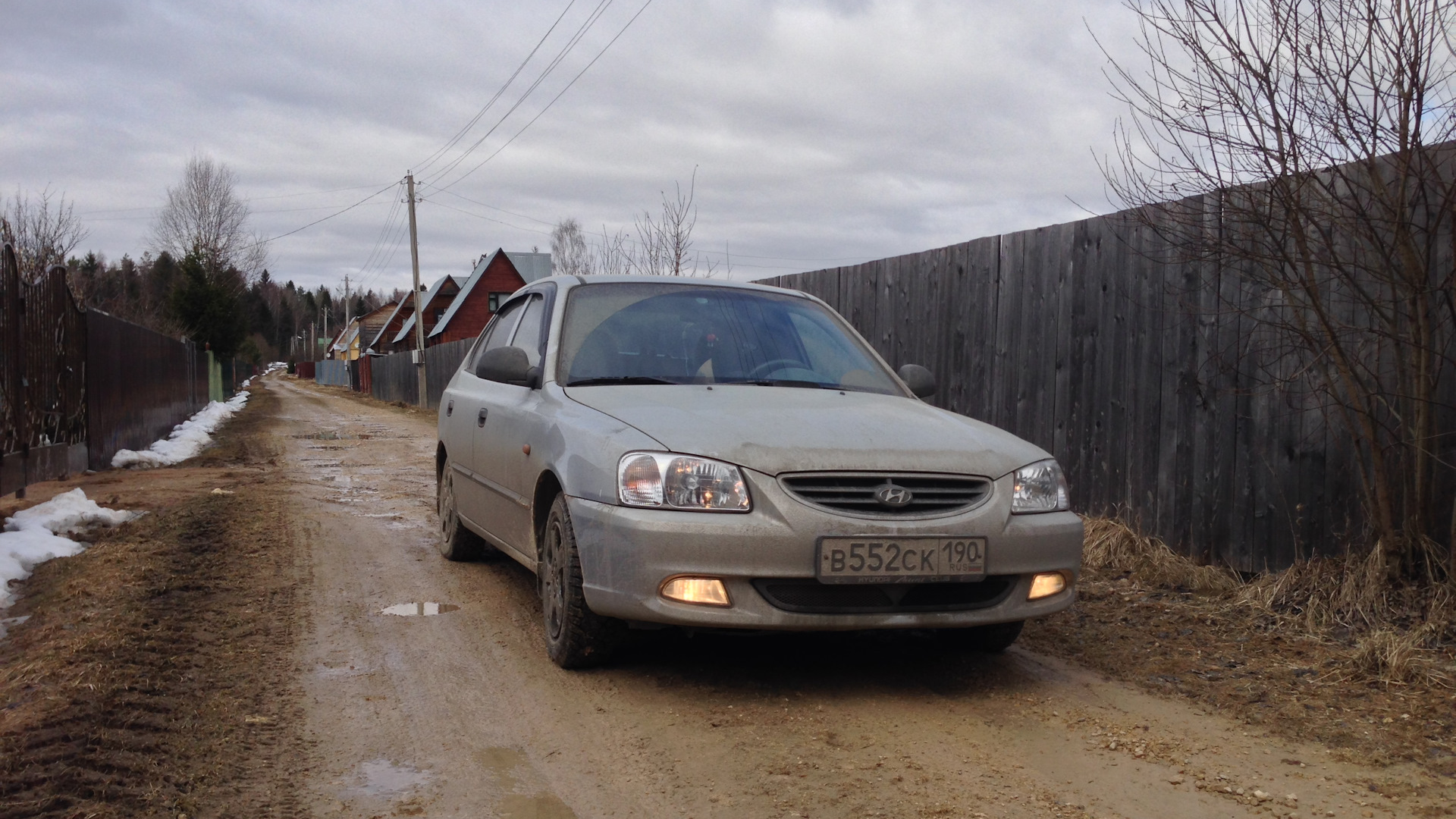 Hyundai Accent (2G) 1.5 бензиновый 2011 | Серебряный Самолет на DRIVE2