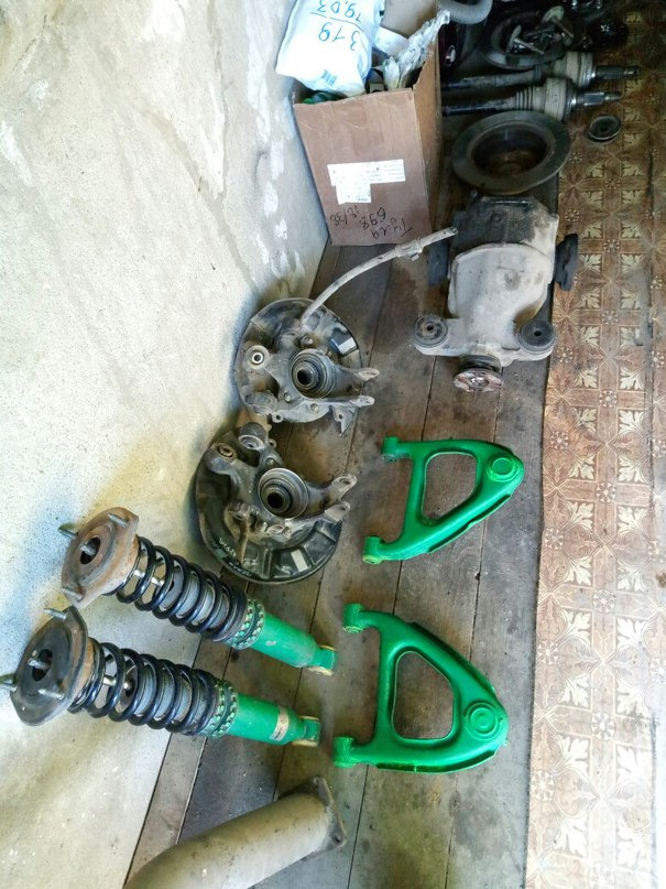 Регулируемые рычаги — Toyota Mark II (90), 3 л, 1994 года | своими ...