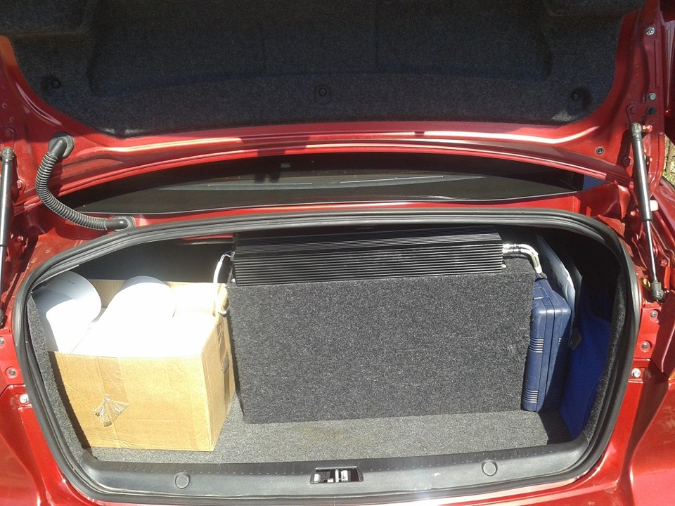 Автозвук. Линейные провода. Запуск — Mitsubishi Lancer X, 2 л, 2008 ...