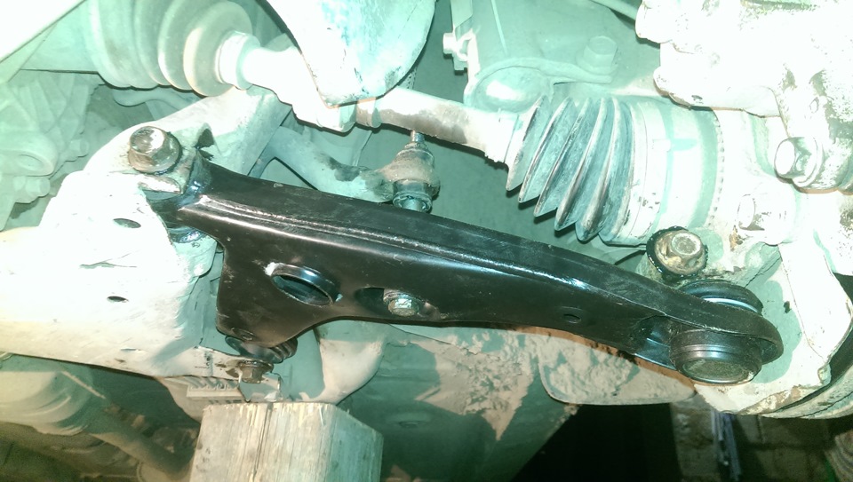 передние рычаги подвески+замена рулевой тяги — Mitsubishi Lancer IX, 1 ...